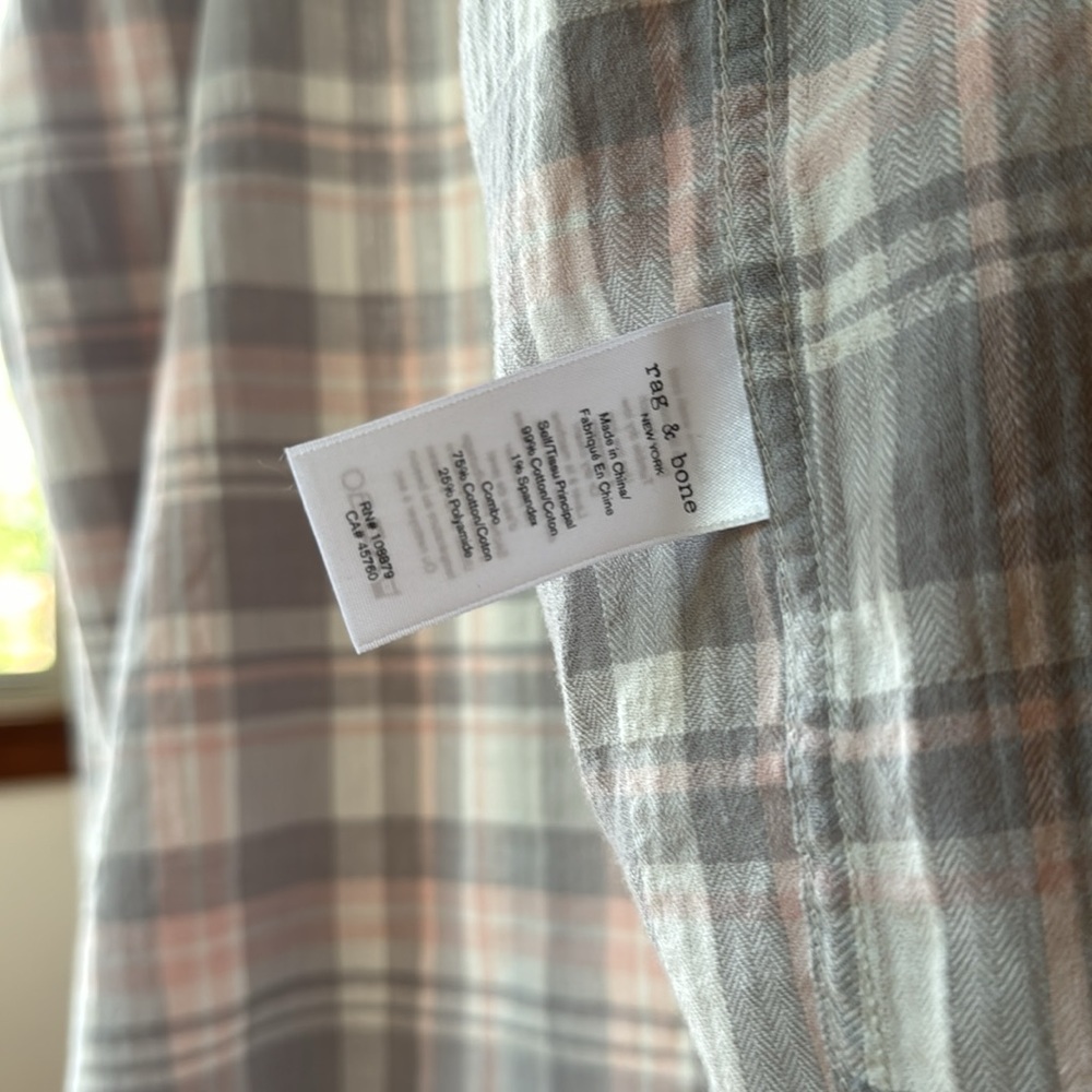 Rag & Bone Fit 3 Button Up - Picture 3 of 3